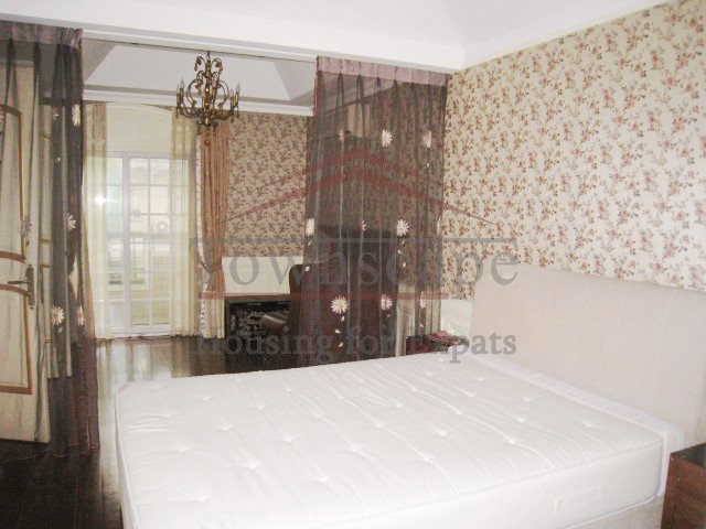 villa rent shanghai Villa with garden near Hongqiao Airport for rent