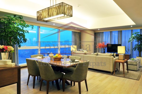 lujiazui shanghai rent Luxurious Kerry Parkside Residences apartment for rent in Pudong Shanghai