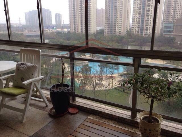 century park shanghai rent Yanlord Town apartment for rent near Century Park with city wiev