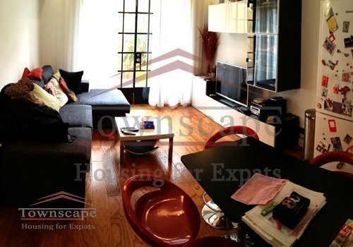 french concession for rent Old apartment with floor heating and garden in french concession