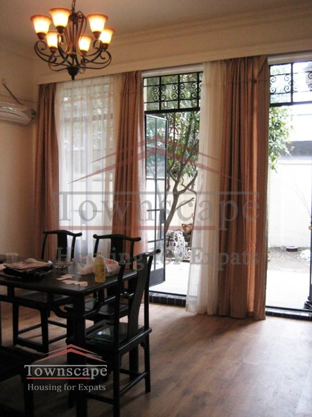 french concession for rent Old apartment with floor heating and garden in french concession