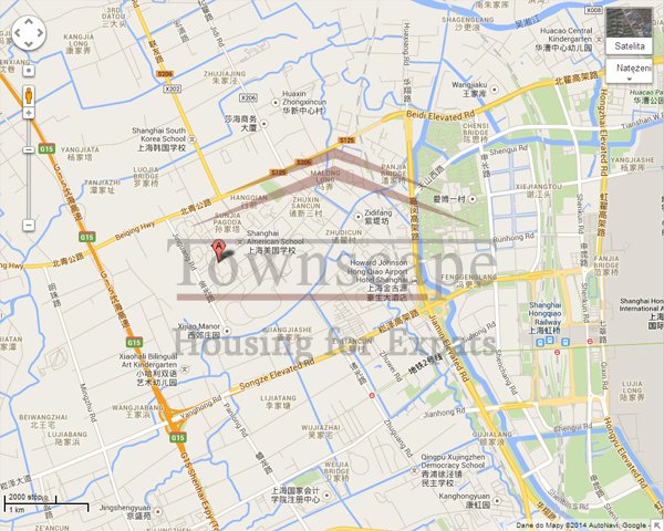 hongqiao for rent 6 BR huge villa with big garden for rent Hongqiao District