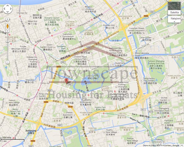 century park shanghai for rent Lujiazui Central Palace silent apartment for rent