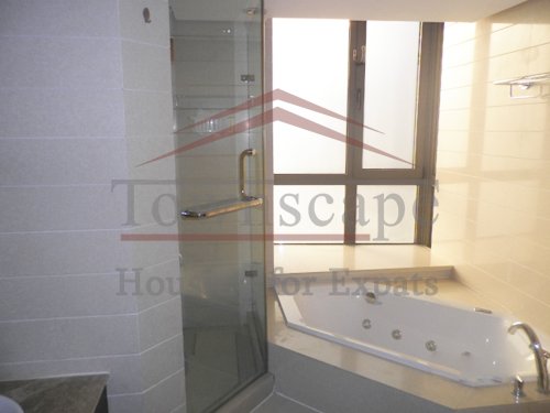 shanghai apartment rent 4 BR high floor apartment for in Top of city compound