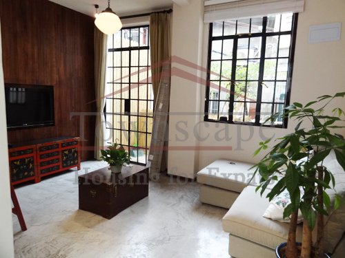 French concession rentals Renovated lane house with terrace in French Concession