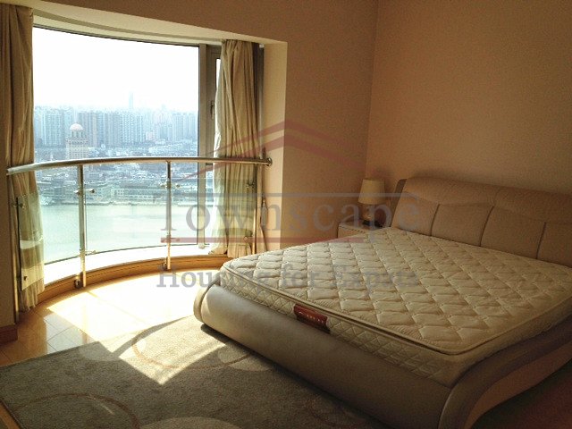 shanghai pudong rent Top floor Shimao Riviera in pudong for rent with amazing view