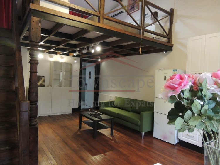 duplex apartment for rent shanghai Cozy studio wall heated apartment for rent in Jingan Temple district