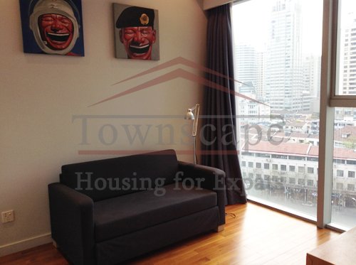 nanjing west road apartments Modern and renovated Crystal Pavilion apartment with balcony near nanjing west road