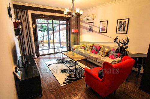 houses for rent shanghai Lane house with terrace for rent on Changshu road in french concession