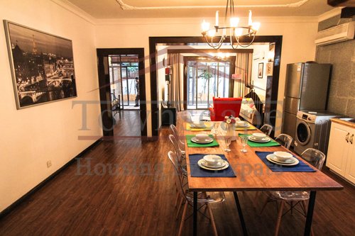 houses for rent shanghai Lane house with terrace for rent on Changshu road in french concession