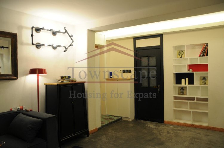 shanghai french concession rent Floor heated old apartment with terrace in former french concession