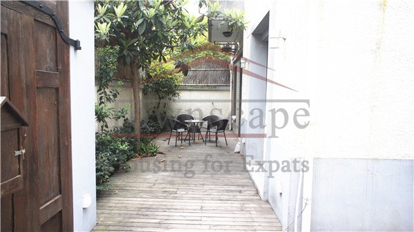 old house for rent 3 Level 5 BR Renovated lane house with roof terrace in French Concession