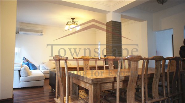 apartment for rent 3 Level 5 BR Renovated lane house with roof terrace in French Concession