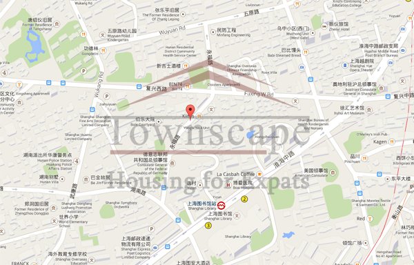 shanghai rent Floor heated renovated old apartment in former french concession on yongfu road