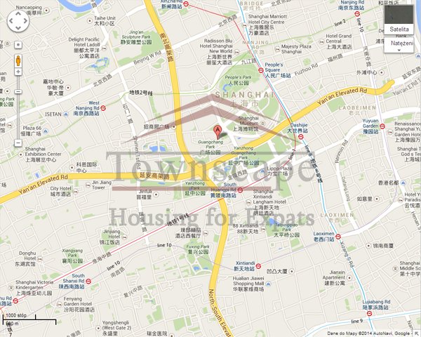 peoples square rent shanghao Big bright apartment for rent near Peoples Square L 1, 2 & 8