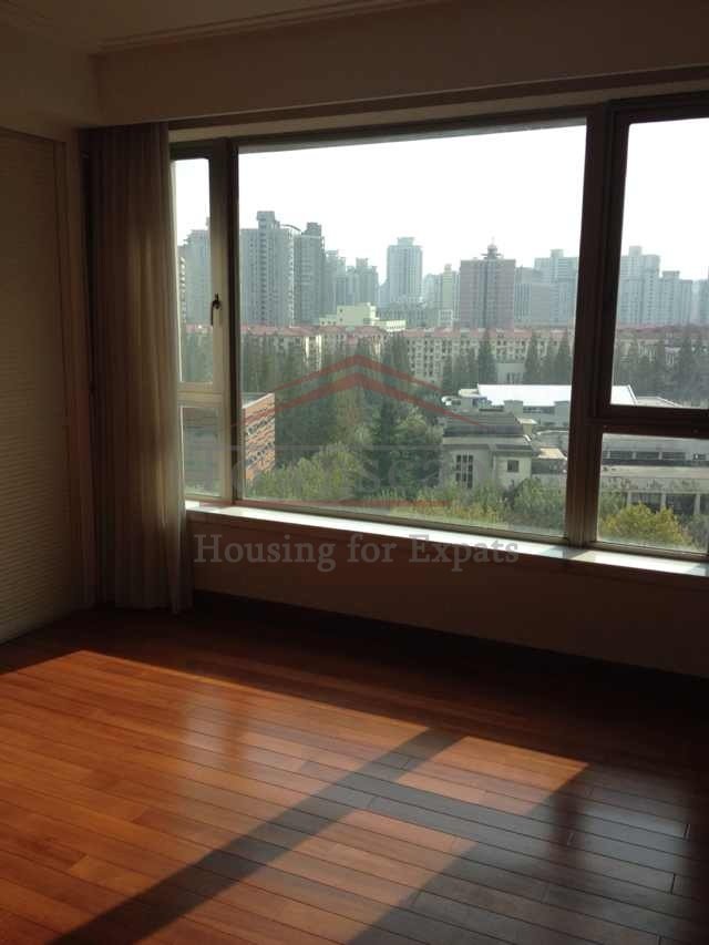 wellington garden for rent French Concession Shanghai Unfurnished 3 BR Bright apartment for rent near Jiao Tong university