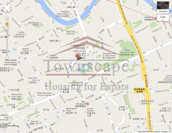 nanjing road rent in shanghai big renovated 4BR old apartment for rent near Nanjing west road