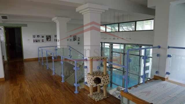 houses for rent in shanghai 3 level villa with swimming pool in good area