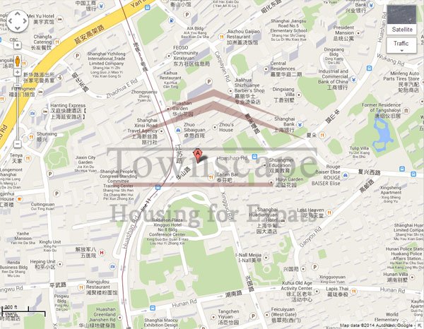 huashan road rent shanghai Renovated old apartment for rent with fierplace and wall heating