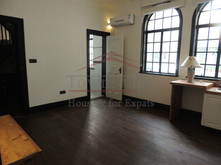 huashan road rent shanghai Renovated old apartment for rent with fierplace and wall heating