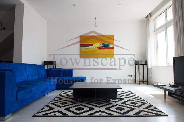 Jingan gerden apartment for rent in shanghai 2 level apartment for rent in the heart of Shanghai