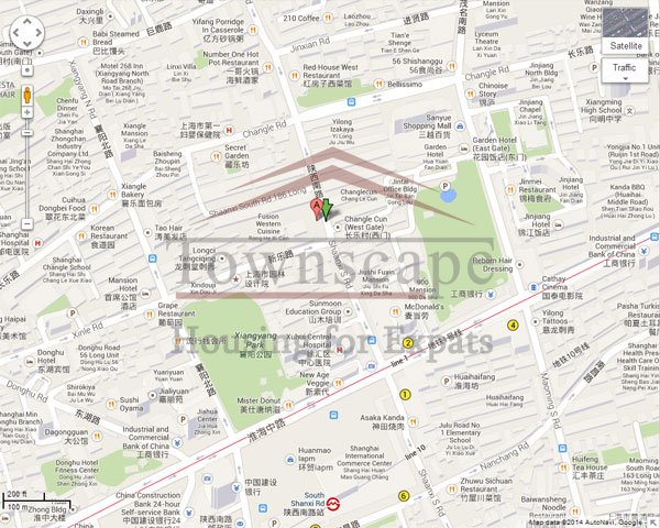 shanxi road rent Renovated lane house with terrace for rent in French Concession