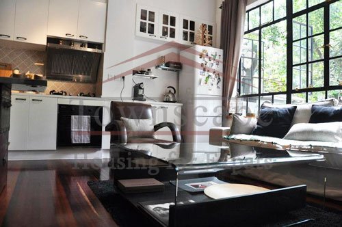 shanxi road rent Renovated lane house with terrace for rent in French Concession