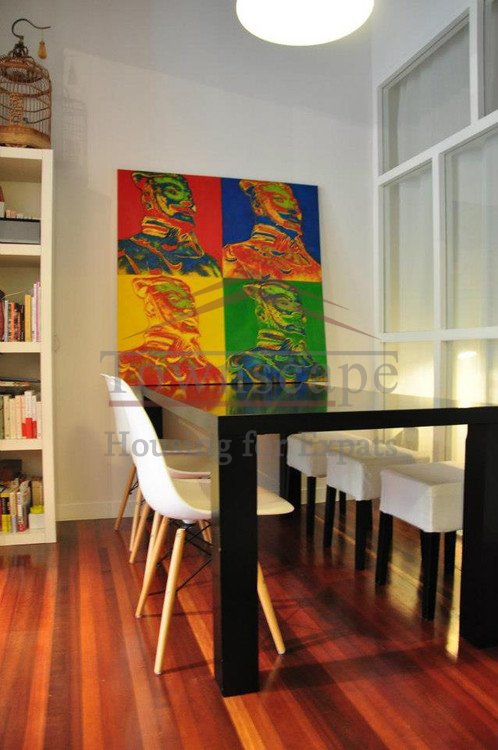 french concession rent Renovated lane house with terrace for rent in French Concession