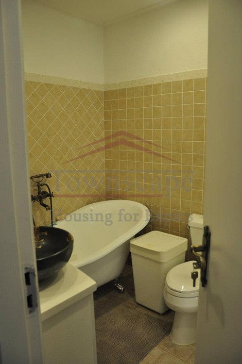 shanxi road french concession rent Renovated lane house with terrace for rent in French Concession
