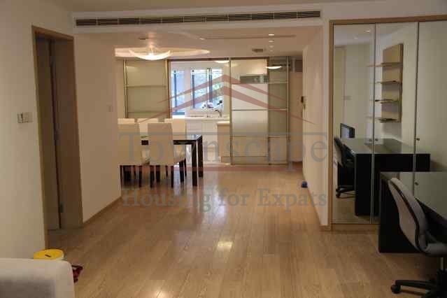 jingfuyuan xujiahui for rent shanghai Renovated apartment with terrace near Jiaotong University