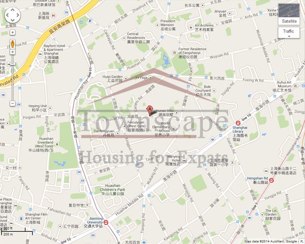 huashan road apartment for rent shanghai Old apartment with wall heating for rent near Huashan road