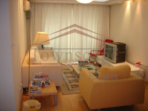 cozy two bedrooms for rent shanghai High floor apartment for rent in The Courtyards compound