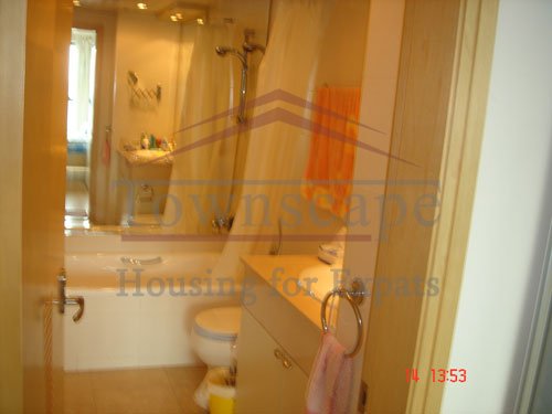 nice clean apartment french concession shanghai High floor apartment for rent in The Courtyards compound