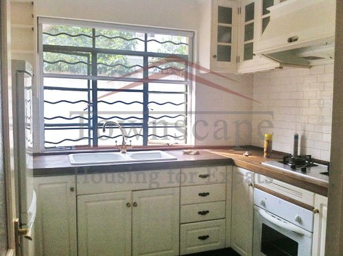 expat housing in shanghai Unfurnished 2 level lane house with roof terrace and garden