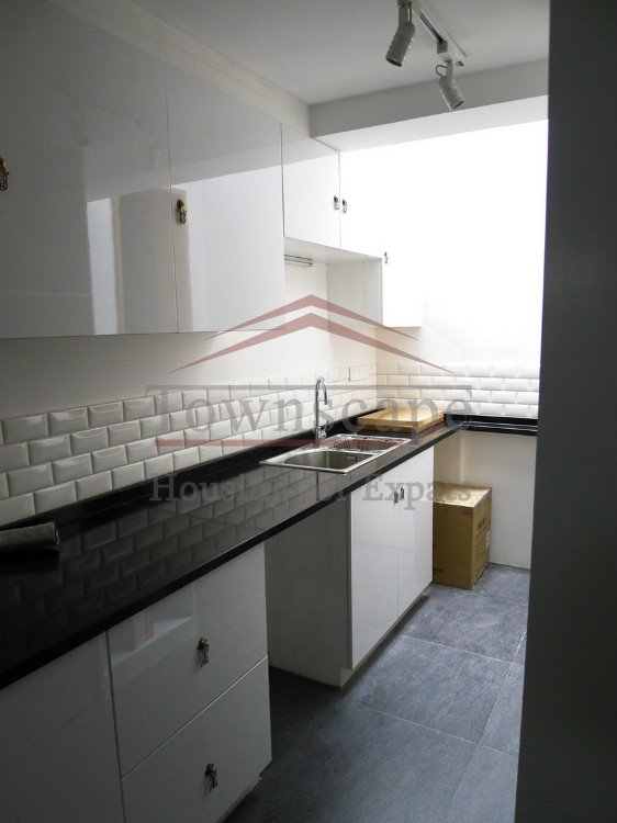 shanghai old apartment for rent in former french concession near jiaotong university Renovated old apartment with terrace for rent in the heart of Shanghai