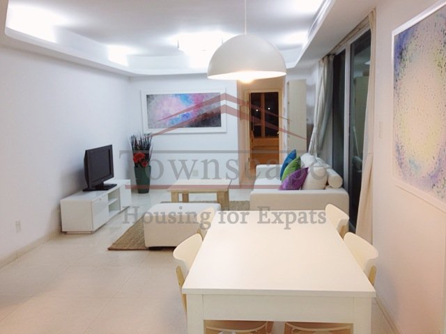 xujiahui rent renovated apartments apartment Bright and renovated oriental manhattan for rent in Xujiahui