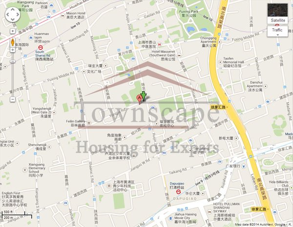 yongjia house rent 2 level lane house with terrace and wall heating in center of Shanghai