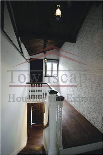 ffc lane house for rent 2 level lane house with terrace and wall heating in center of Shanghai