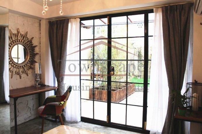rentals bright apartments shanghai stylish apartment with garden on Changle road