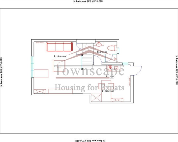 2 floor lane house for rent in french concession 2 level lane house for rent in French Concession