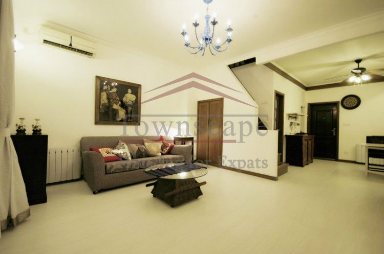 shanghai renting two level apartments 2 level lane house for rent in French Concession