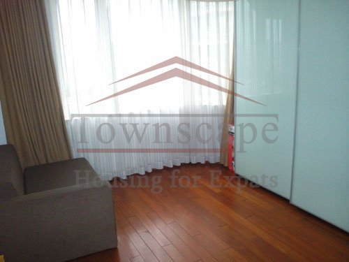 Jingan temple rent shanghai new apartment High floor and nice view apartment for rent in French Concession