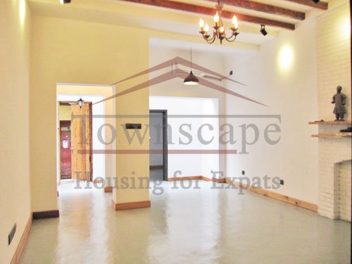 rentals flats near xintiandi Renovated and unfurnished apartment for rent on Changle road