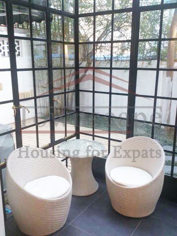 fuxing road renting apartment with terrace Beautiful apartment with terrace for rent in the middle of Shanghai