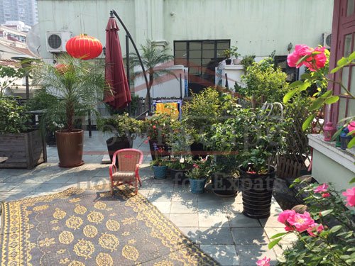 apartments with big terrace for rent in shanghai Big fully furnished apartment with terrace for rent