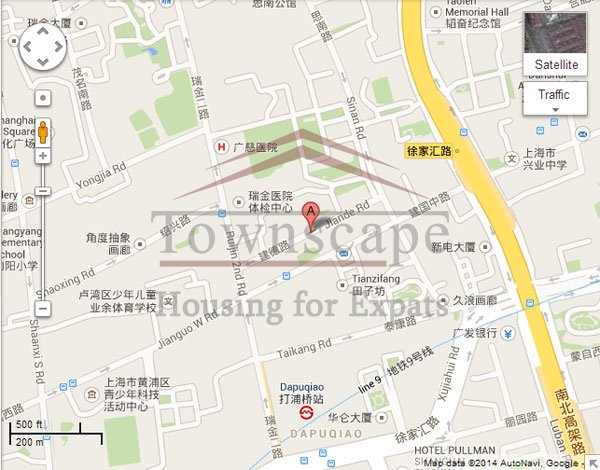 apartments rent in xintiandi High floor fully equipped apartment for rent in center of Shanghai