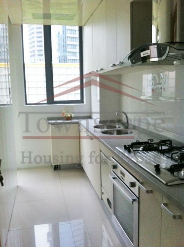 shanghai top of city apartment rent 3 BR Top of City renovated apartment for rent