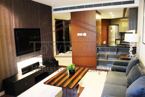 shanghai renovated flats for rent in xintiandi High floor and nice view apartment in Hongkong Plaza in Shanghai