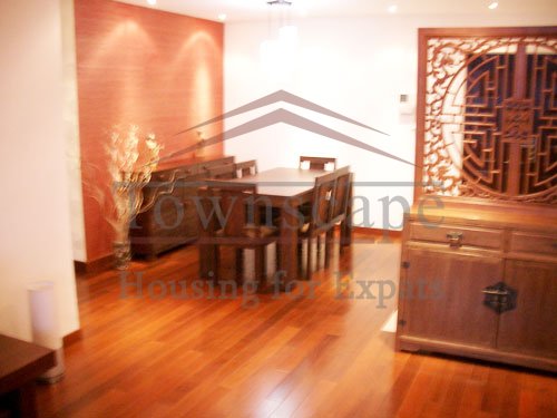 china shanghai renting apartment with wooden floor Fully furnished high floor apartment for rent near Peoples Square