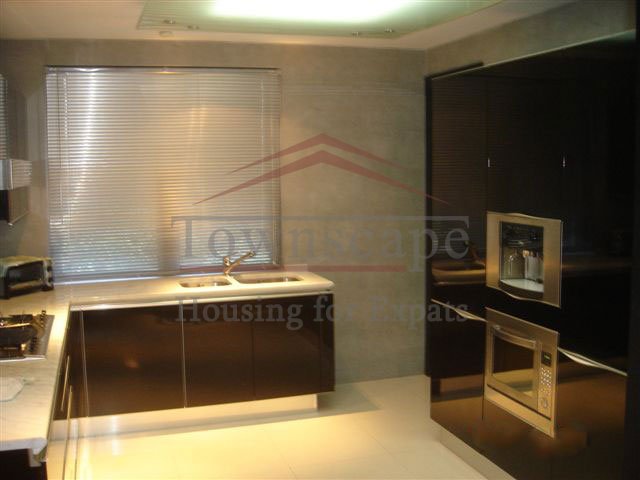 house rentals shanghai with good kitchen Luxurious 5 BR villa with beautiful garden